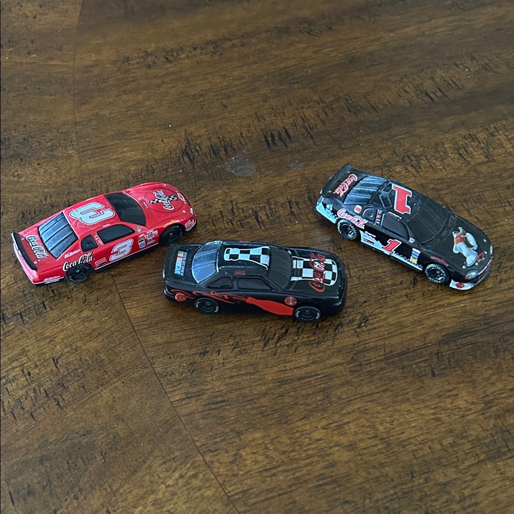 Coca-Cola Racing Car Set - Red and Black